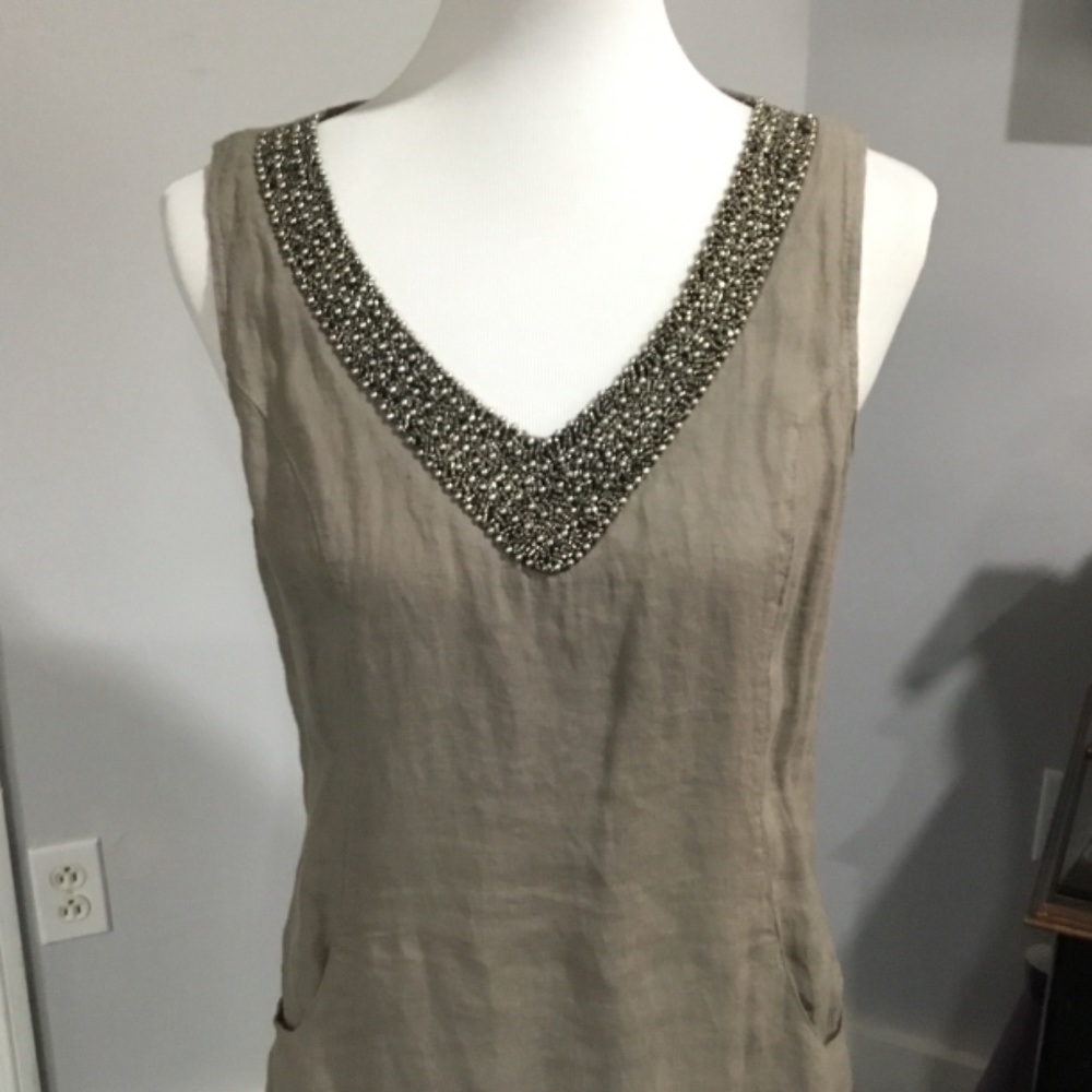 NWT Lina Tomei Linen Dress
